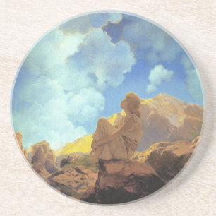 Maxfield Parrish Morgen 1922 Wolken Blau Fine Art Getränkeuntersetzer