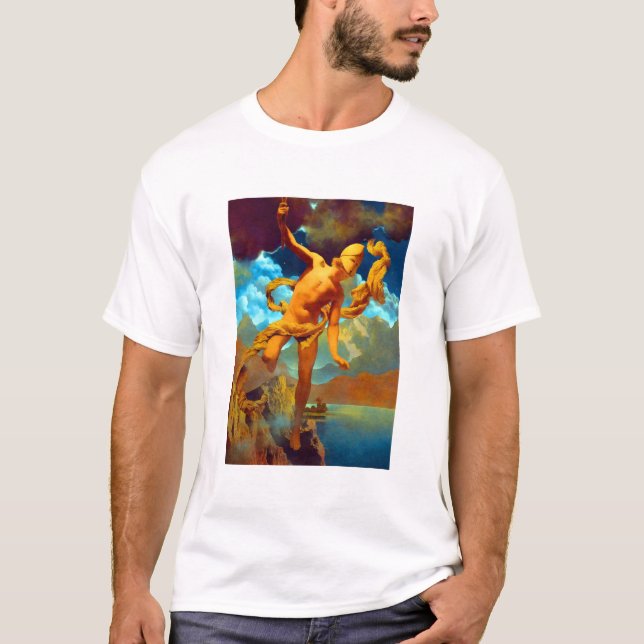 Maxfield Parrish Prometheus T-Shirt (Vorderseite)