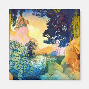 Maxfield Parrish Traumstrecke Airolo - Gletsch Magnet