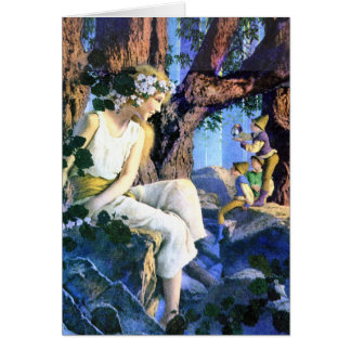 Maxfield Parrish's Fair Princess and the Gnomes