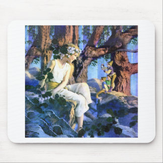 Maxfield Parrish's Fair Princess and the Gnomes Mousepad