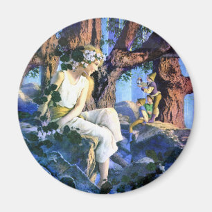 Maxfield Parrishs Fair Princess und die Gnomes Magnet