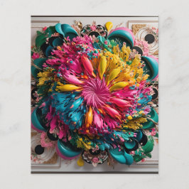 Maximal druckbar Abstrakt farbig