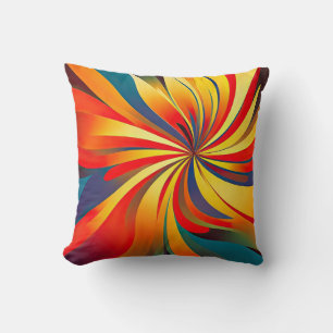 Maximale Blume Wavy Design Kissen