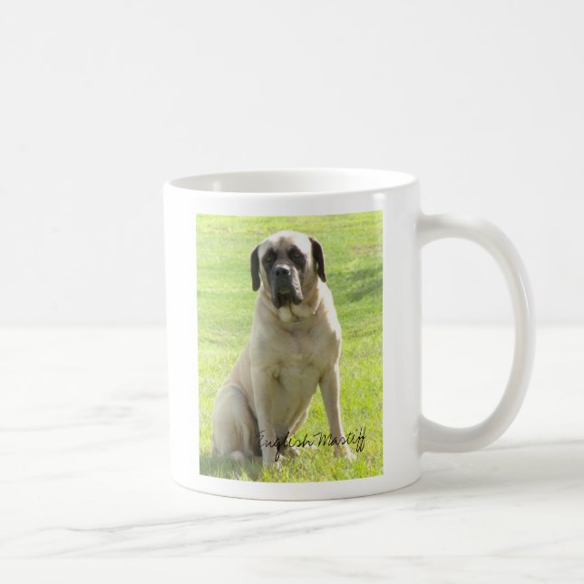 Maximale, englische Mastiff-Tasse Kaffeetasse (Rechts)