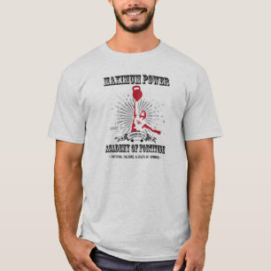 Maximale Power Kettlebell Akademie der Kraft T-Shirt