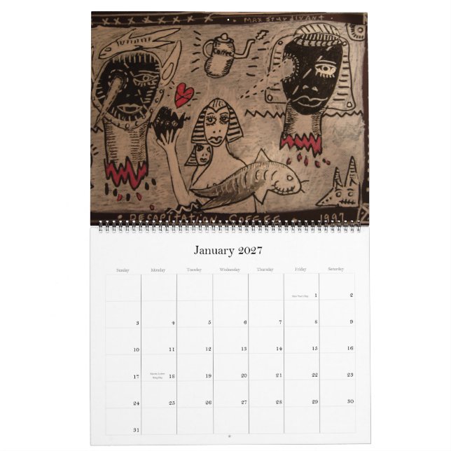 Maximaler Sturdivant 2008 Kalender (Jan 2027)