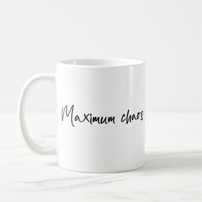 Maximales Chaos Kaffeetasse (Links)
