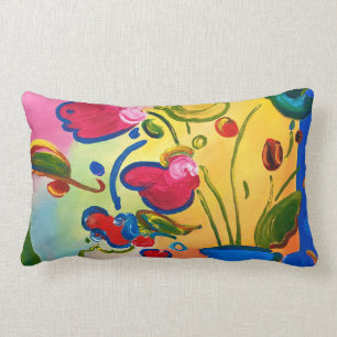Maximales lumbales Kissen bunte BlumenPeter