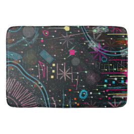 Maximalist Abstract Expression  Badematte