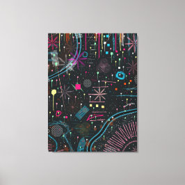 Maximalist Abstract Expression  Leinwanddruck