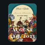 Maximalist Jewel Toned Wedding Save the Date Magnet<br><div class="desc">Mit dieser unvergesslichen Save the Date Karte sollten Sie sich Ihren besonderen Tag vor Augen halten!</div>