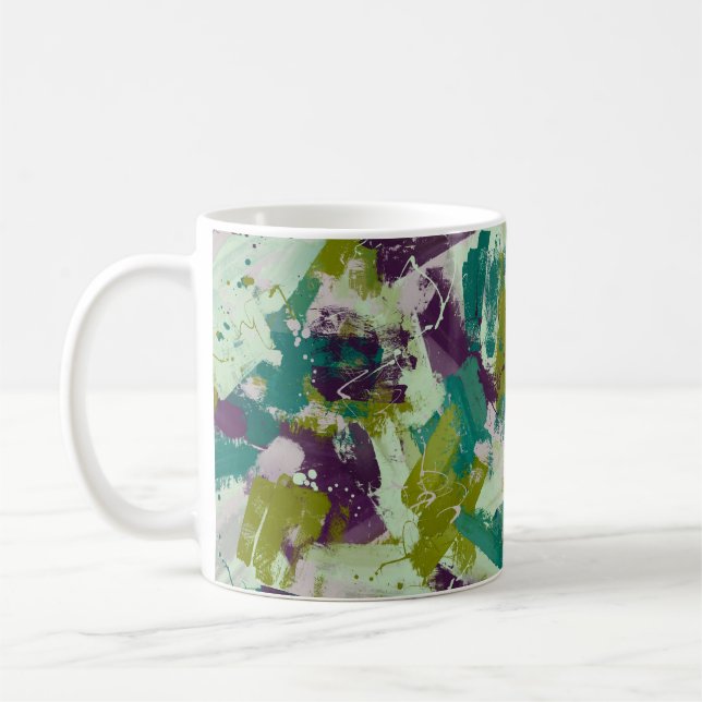 Maximalist Paint Splatters Kaffeetasse (Links)