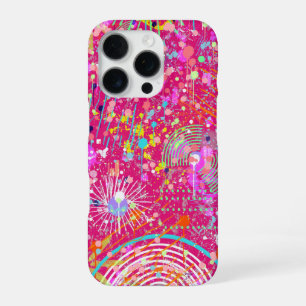 Maximalistische abstrakte Kunst: der Süßwarenladen iPhone 16 Pro Hülle