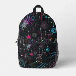 Maximalistischer abstrakter Expressionismus Bedruckter Rucksack