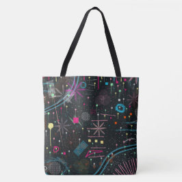Maximalistischer abstrakter Expressionismus Tasche
