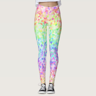 Maximalistischer eigenartiger eklektischer farbenf leggings