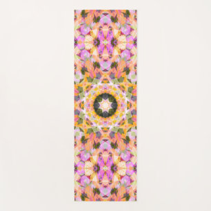 Maximalistisches Dopamindekor Hübsch rosa gelber S Yogamatte