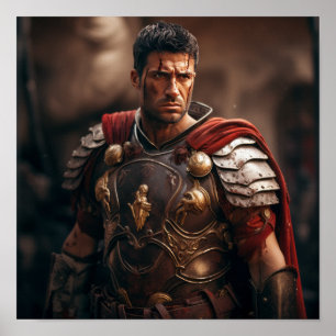 Maximus comme Retiarius Gladiator Poster - Roman G