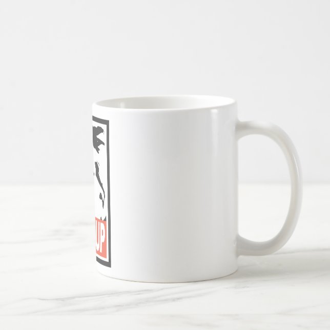 MaxKeiser.com "steigen oben" Tasse (Rechts)