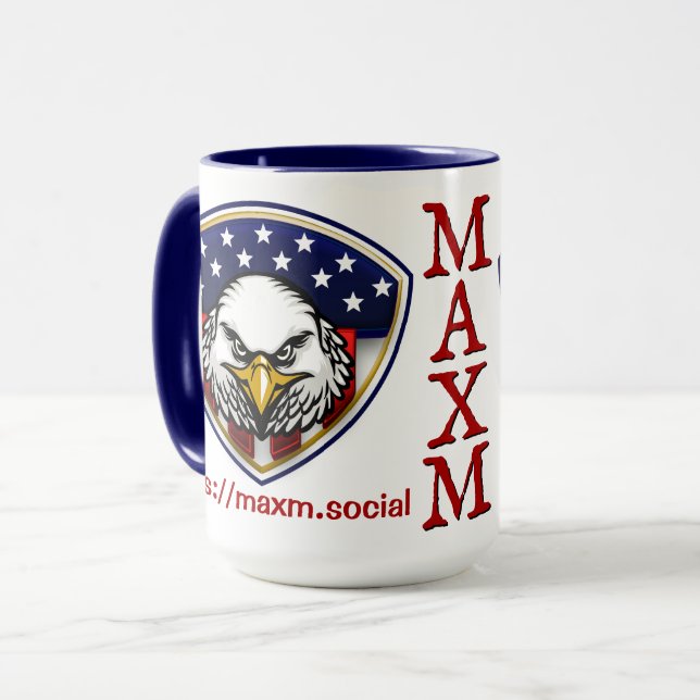 MaxM-Kaffee-Tasse Tasse (Vorderseite Links)