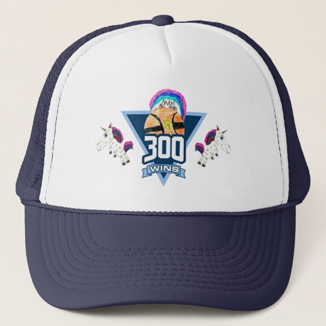 Max's All Stars 300 Wins Truckerkappe (Vorderseite)