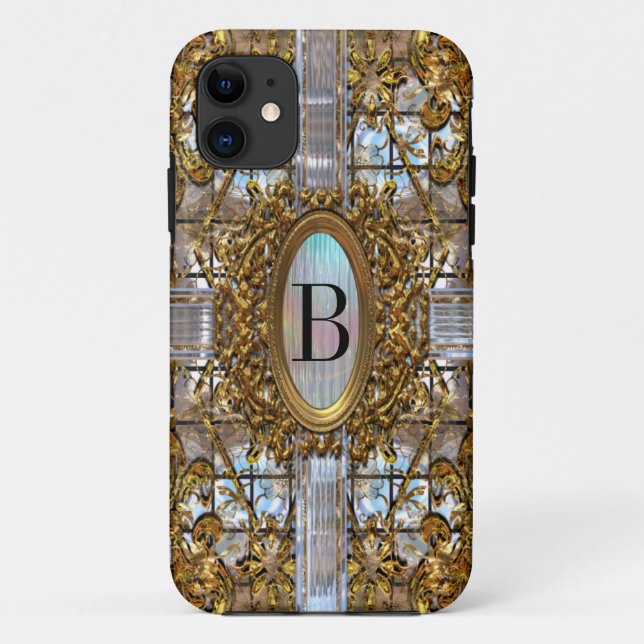Maxter Elegant Monogramm Case-Mate iPhone Hülle (Rückseite)