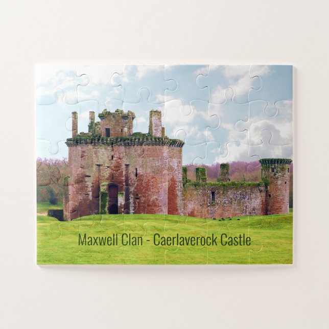 Maxwell Scottish Clan's Caerlaverock Castle Puzzle (Horizontal)