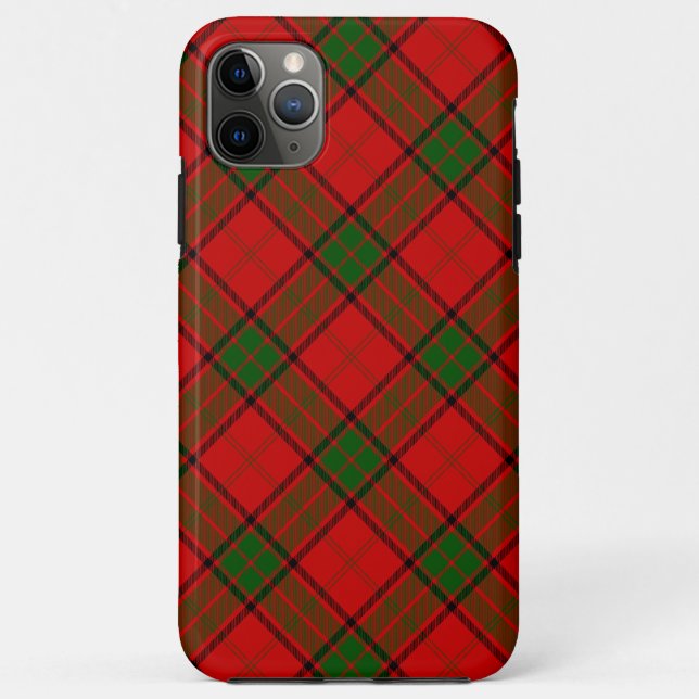 Maxwell Tartan Rot kariert Case-Mate iPhone Hülle (Rückseite)