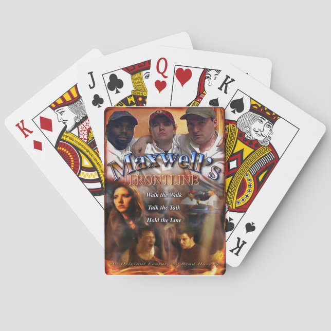 Maxwells Frontline-Poster Spielkarten (Rückseite)