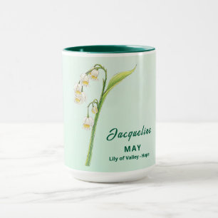 May Birth Month Blume Kaffee Tasse