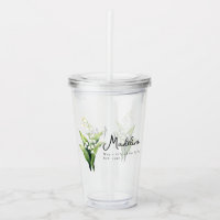 May Birth Month Blume Lily Personalisiert