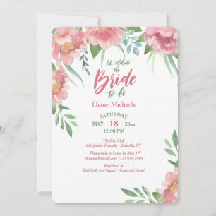 May Blooms Bridal Dusche Einladung