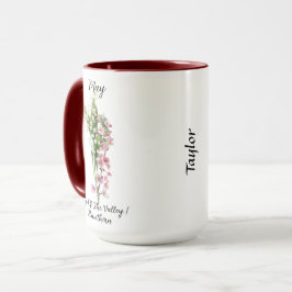 May Blume Lily of the Valley and Hawthorn Tasse