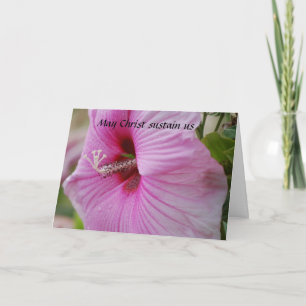 May Christ sustain us Dankeskarte