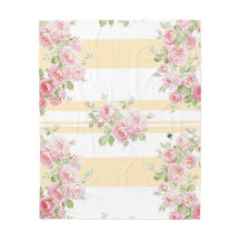 May Day Summer Roses buttercup stripe medium