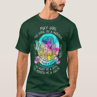 May Girl das Soul einer Meerjungfrau T-Shirt