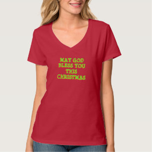 May GOTT segne euch dieses Weihnachten T-Shirt