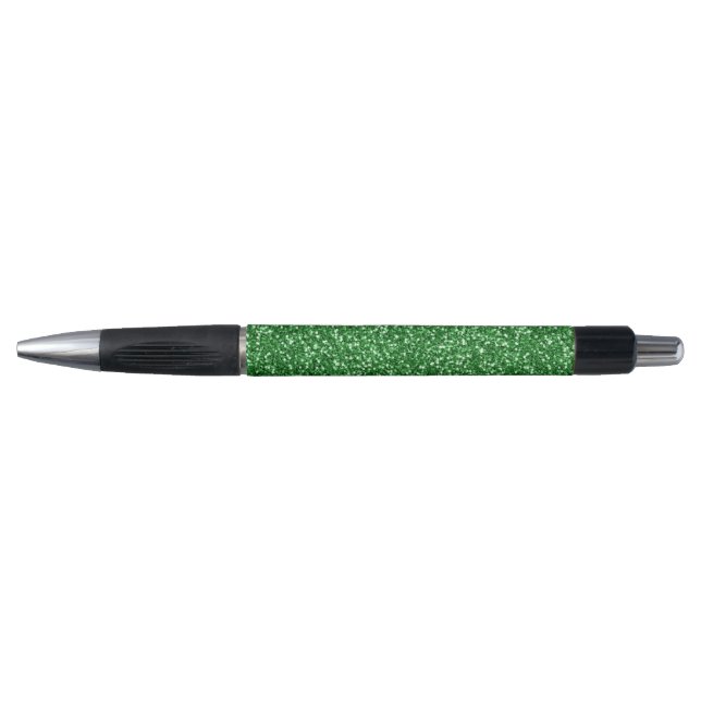 May Green Glitzer Kugelschreiber (Vorderseite)