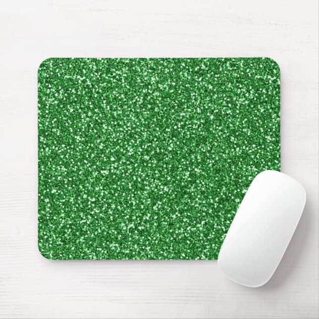 May Green Glitzer Mousepad (Mit Mouse)