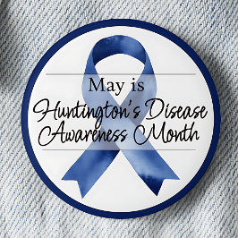 May Huntington's Disease Awareness Monat Button