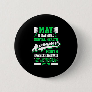 May is national mental health awareness month button