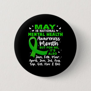May ist der Monat, in dem Mens für psychische Gesu Button