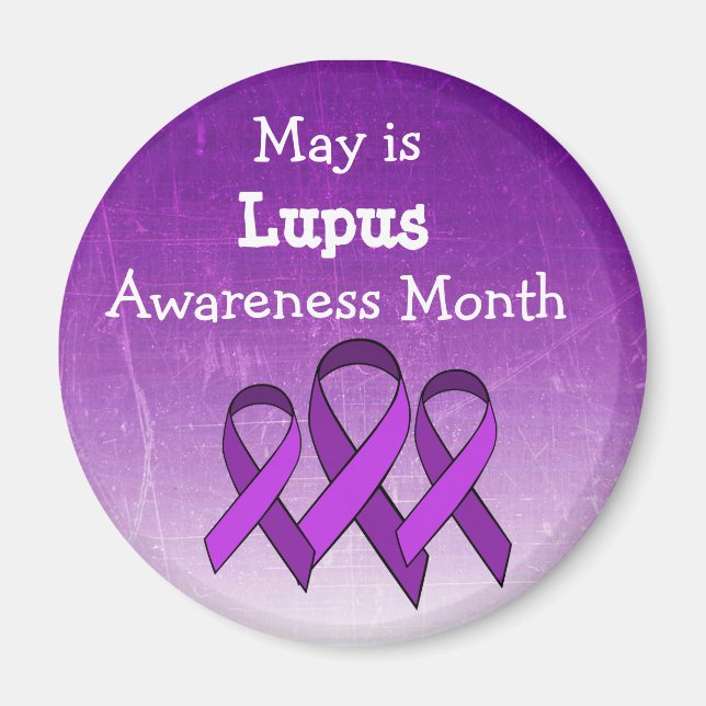 May ist Lupus Awareness Month Magnet (Vorne)