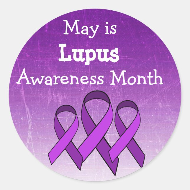 May ist Lupus Awareness Stickers (Vorderseite)