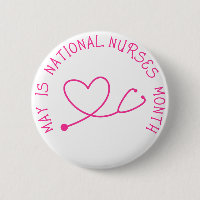 May ist National Nurses Monatsschaltfläche