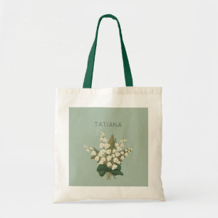 May Lily of the Valley Floral Bouquet Individuelle Tragetasche