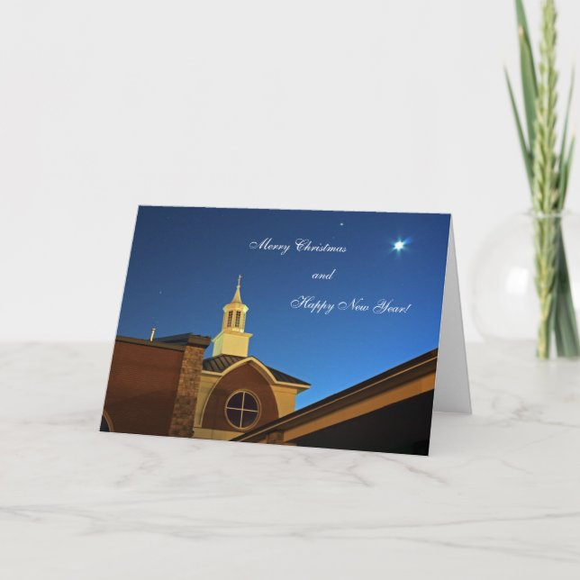 May Peace ist Ihre Weihnachtskarte Feiertagskarte (Vorderseite)