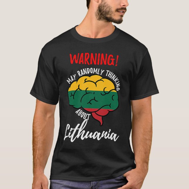 May Randomly denkt über Litauen T-Shirt (Vorderseite)