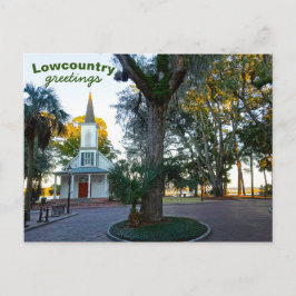 May River Chapel Palmetto Bluffton SC Postkarte